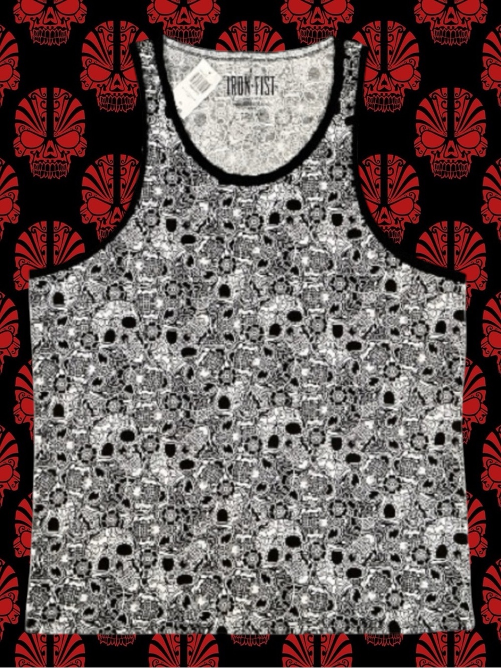 Hot Topic Iron Fist NWT 100% Cotton Grunge Goth Punk Festival  Maximalist Top XL